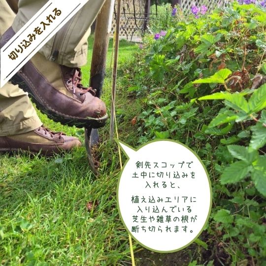 芝生をコントロールする簡単な方法